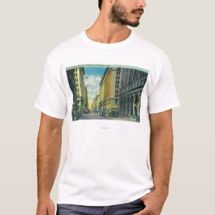 T-shirt Vue occidentale de 7ème rue de rue de ressort