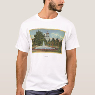 T-shirt Vue occidentale du capitol d'état