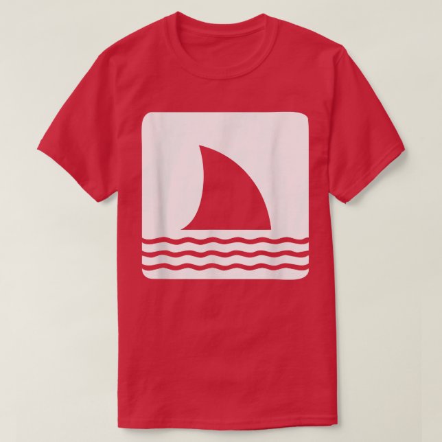 T-shirt Vue Océan fin requin (Design devant)