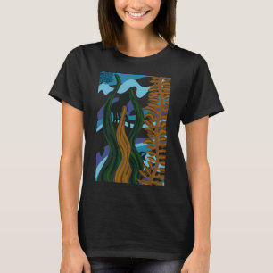 T-shirt Vue océanique abstraite
