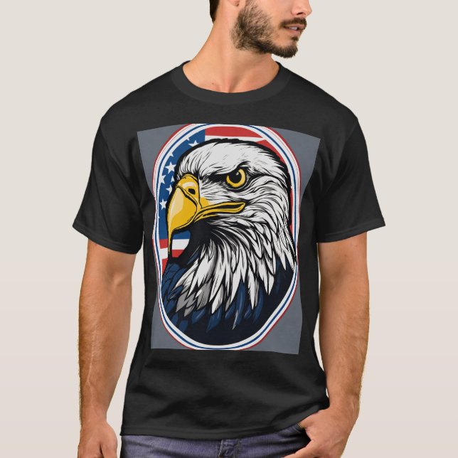 T-shirt Vue oeil de l'aigle (Devant)