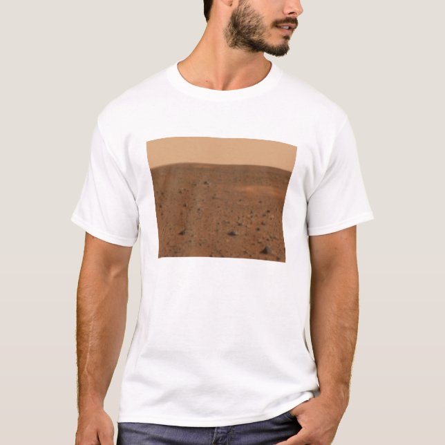 T-shirt Vue panoramique à 360 degrés sur Mars (Devant)