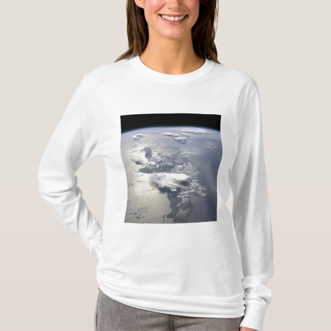T-shirt Vue panoramique sur l'île d'Hispaniola (Devant)