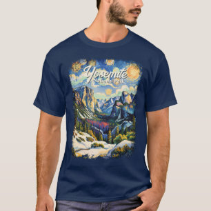 T-shirt Vue personnalisée du tunnel de Yosemite en hiver d