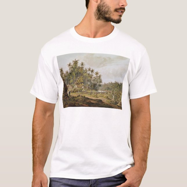T-shirt Vue près du point du Galle, Ceylan (Devant)