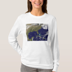 T-shirt Vue satellite de la côte Est des États-Unis