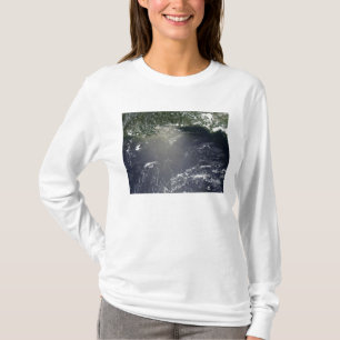 T-shirt Vue satellite de la fuite d'huile