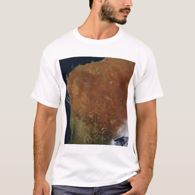 T-shirt Vue satellite de l'Australie occidentale (Devant)