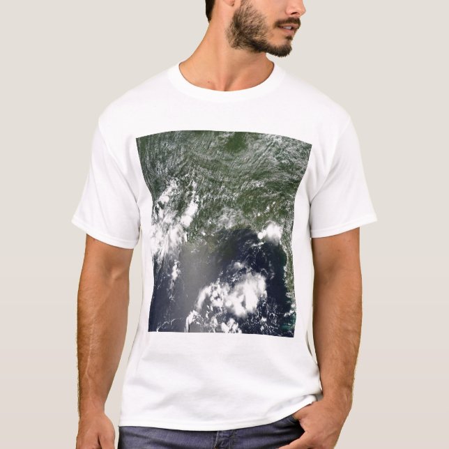 T-shirt Vue satellite du golfe du Mexique (Devant)