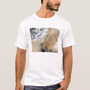 T-shirt Vue satellite du méditerranéen oriental