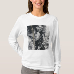 T-shirt Vue satellite d'un panache de cendres