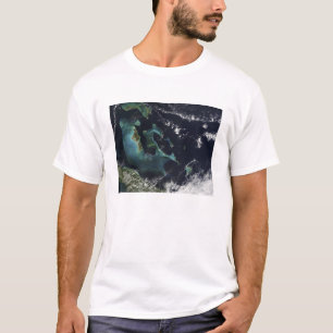 T-shirt Vue satellite sur les îles Bahama