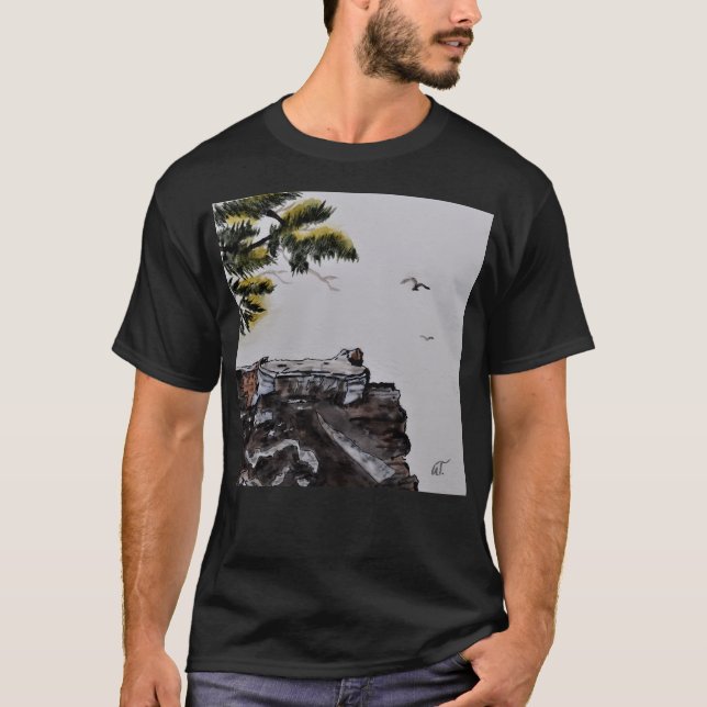 T-shirt Vue sur Canyon (Devant)