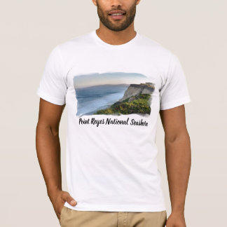 T-shirt Vue sur la côte nationale de Point Reyes