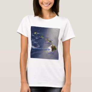 T-shirt Vue sur les îles Hawaiiennes