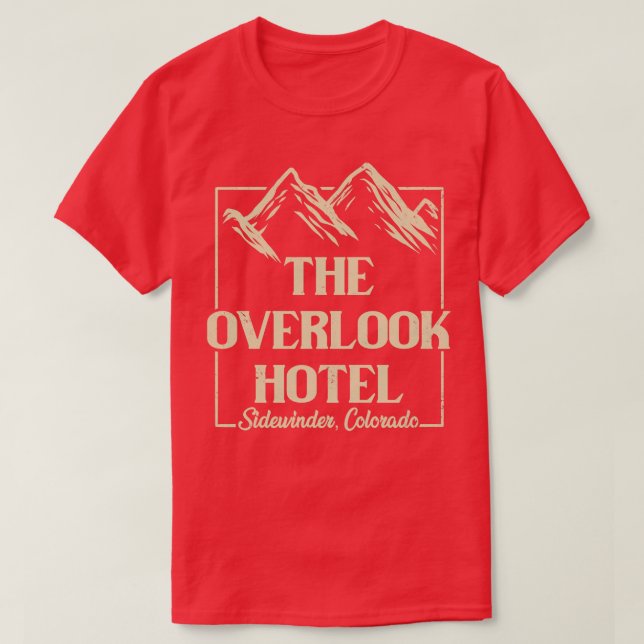 T-shirt Vue sur l'hôtel Vintage (Design devant)