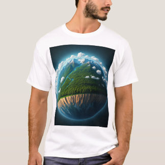 T-shirt Vue Terre