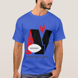 T-shirt Vulcains de l'Alabama en déficit AFA 1979