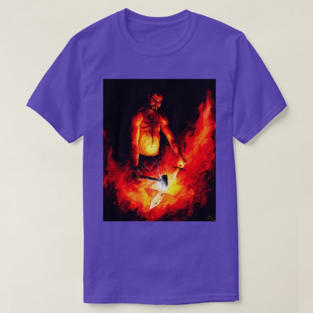 T-shirt Vulcan God of the Forge T (Design devant)