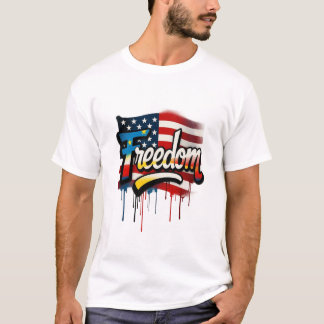T-shirt Vushii American Freedom Graphic Tee