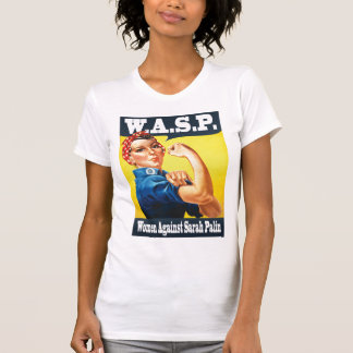 T-shirt W.A.S.P. - Femmes contre Sarah Palin