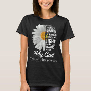 T-shirt W Ay Maker Mir Acle Travailleur Promesse Garder lé