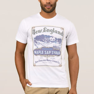 T-shirt W du m d'érable de la Nouvelle Angleterre