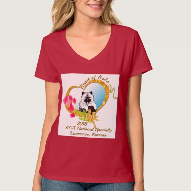 T-shirt w/logo du football des femmes (Devant)