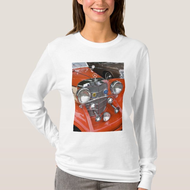 T-shirt WA, Seattle, automobile allemande classique (Devant)