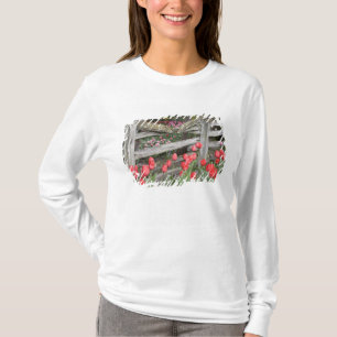 T-shirt WA, vallée de Skagit, jardin de tulipes Roozengaar