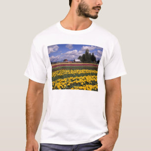 T-shirt WA, Vallée de Skagit, Tulipe de la vallée de Skagi