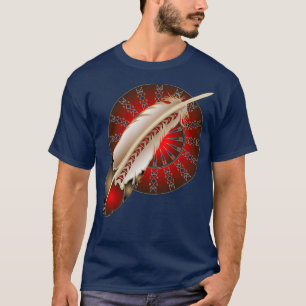 T-shirt Wacipi Pow Wow rouge