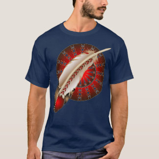 T-shirt Wacipi Pow Wow rouge 