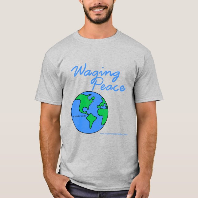 T-shirt Waging Peace Earth (Devant)
