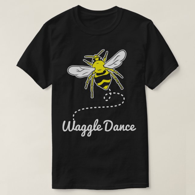 T-shirt Wagle Dance Bees Beekeeper Apiculture (Design devant)