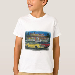 T-SHIRT WAGON-RESTAURANT DE VOITURE DE MUSCLE