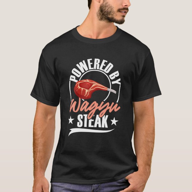 T-shirt Wagyu Beef BBQ Steak Grill Viande Fumer Barbecue C (Devant)