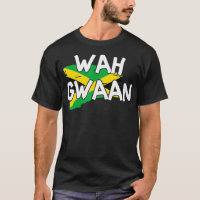 Wah Gwaan Jamaica Flag Jamaican Pride Fan Rasta Re