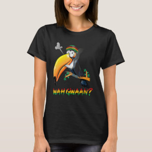 T-shirt Wah Gwaan Patois Jamaïque Toucan Jamaicain Slang