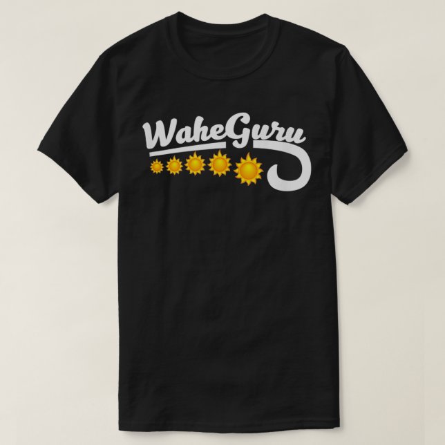 T-shirt Waheguru Sat Nam Kundalini (Design devant)