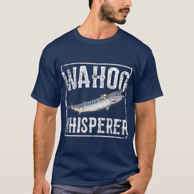 T-shirt Wahoo Whisperer Pêche en haute mer (Devant)