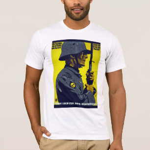 T-shirt Wahr Dich - Affiche allemande de la Première Guerr
