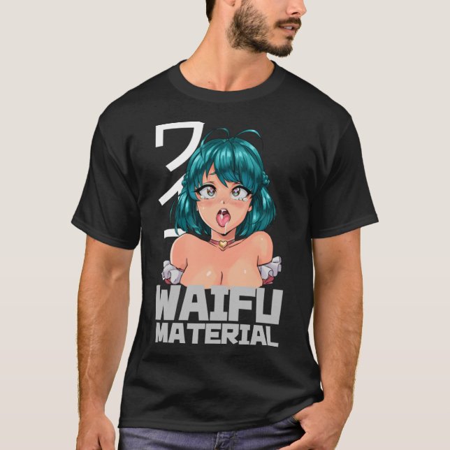 T-shirt Waifu Matériel I Otaku Waifu (Devant)
