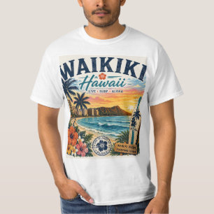 T-shirt Waikiki Hawaï