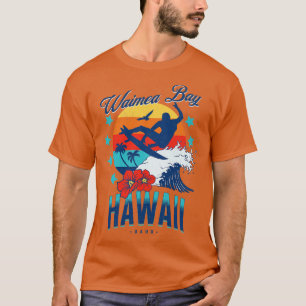 T-shirt Waimea Bay Oahu Hawaii Big Wave Surf