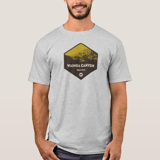 T-shirt Waimea Canyon State Park Hawaii (Devant)