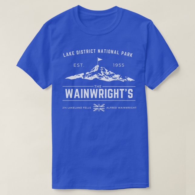 T-shirt Wainwright Lakeland Fells (Design devant)