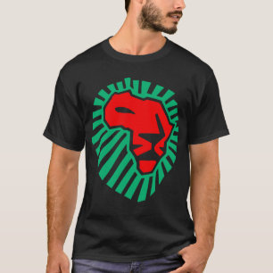 T-shirt Waka-waka africain de tête de lion. (côté 2)