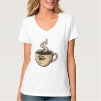 Wake Up & Watch - Surreal Coffee Cup Design
