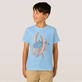 T - Shirt - Wale durch Gras schwimmen